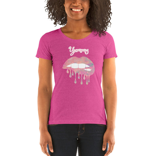 Yummy Ladies' short sleeve t-shirt - Fearless Confidence Coufeax™