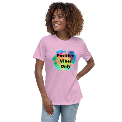 Positive Vibes Only Women's Relaxed T-Shirt - Fearless Confidence Coufeax™