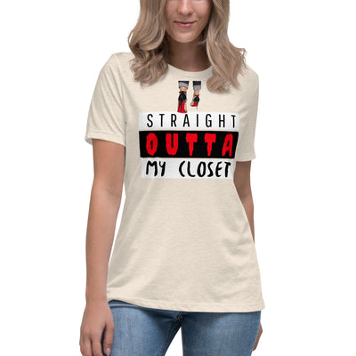 Straight Outta My Closet Women's Relaxed T-Shirt - Fearless Confidence Coufeax™