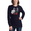 Necklace Long Sleeve Tee - Fearless Confidence Coufeax™