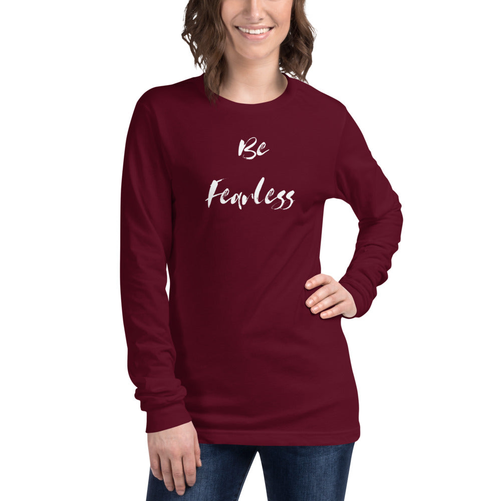 Be Fearless Long Sleeve Tee - Fearless Confidence Coufeax™