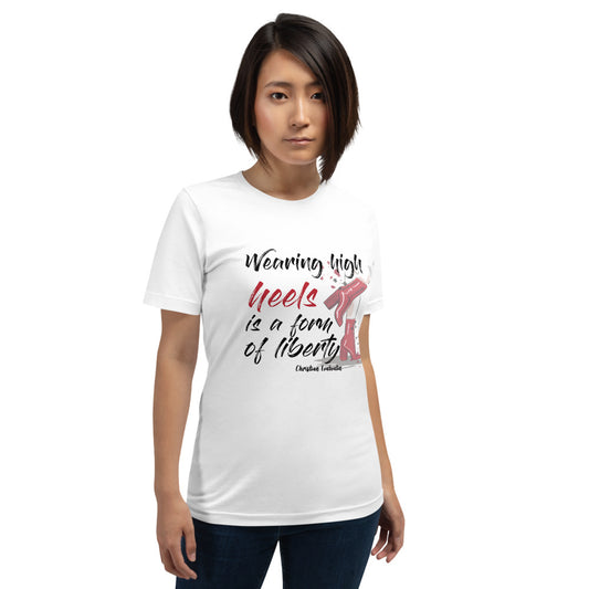 High Heels Funny Women's T-Shirt - Fearless Confidence Coufeax™