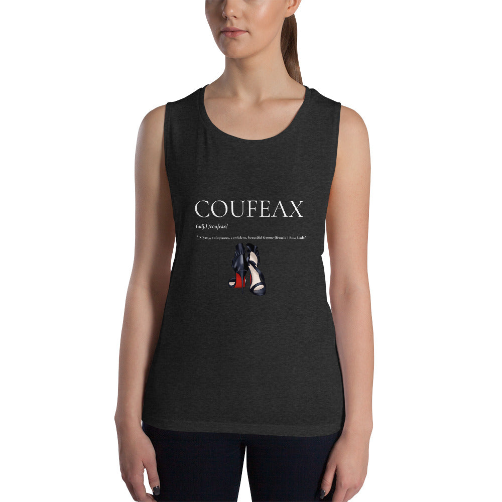 COUFEAX DIVA Ladies’ Muscle Tank - Fearless Confidence Coufeax™