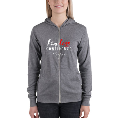 Fearless Confidence Coufeax zip hoodie - Fearless Confidence Coufeax™