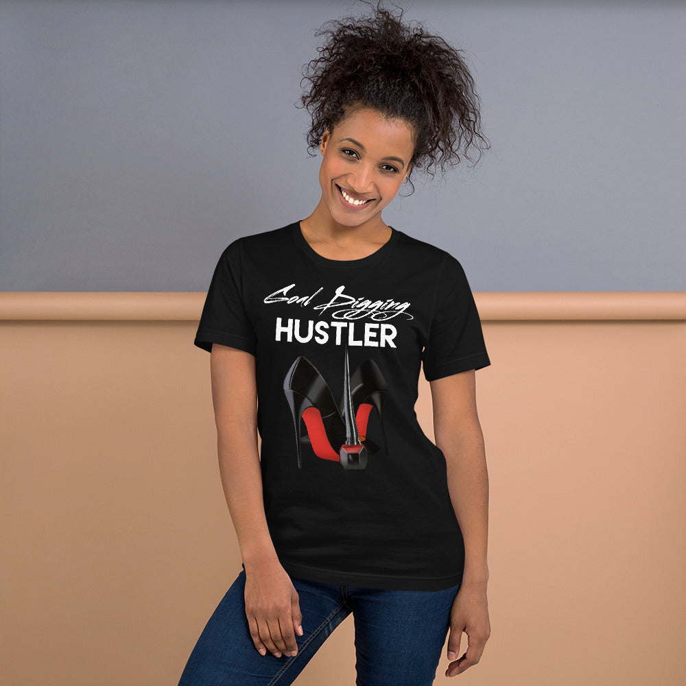 GOAL DIGGING HUSTLER Short-Sleeve  T-Shirt - Fearless Confidence Coufeax™