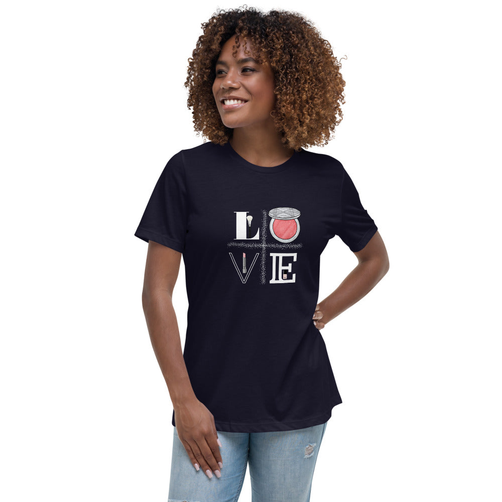 LOVE Women's Relaxed T-Shirt - Fearless Confidence Coufeax™