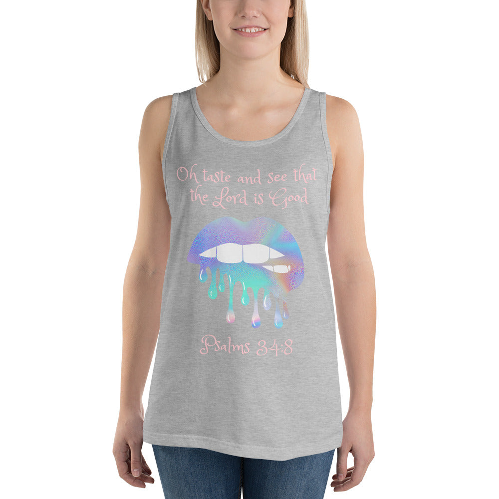 Psalms 34:8 Tank Top - Fearless Confidence Coufeax™