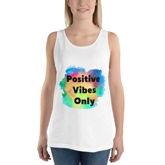 Positive Vibes Only Tank Top - Fearless Confidence Coufeax™