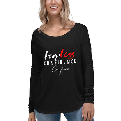 Fearless Confidence Coufeax Ladies' Long Sleeve Tee - Fearless Confidence Coufeax™