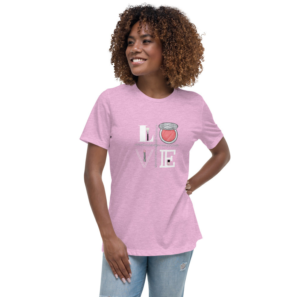 LOVE Women's Relaxed T-Shirt - Fearless Confidence Coufeax™