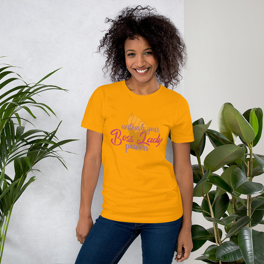 Unleash Your Boss Lady Powers T-Shirt - Fearless Confidence Coufeax™