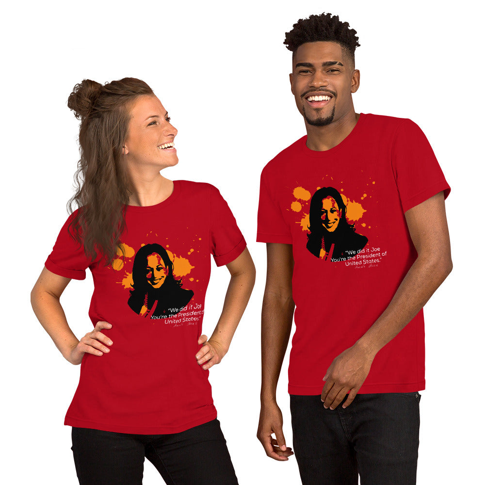 Kamala Harris T-Shirt - Fearless Confidence Coufeax™