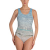 Coral Gardens Turquoise Coufeax One-Piece Swimsuit - Fearless Confidence Coufeax™