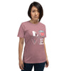 LOVE & MAKEUP T-Shirt - Fearless Confidence Coufeax™