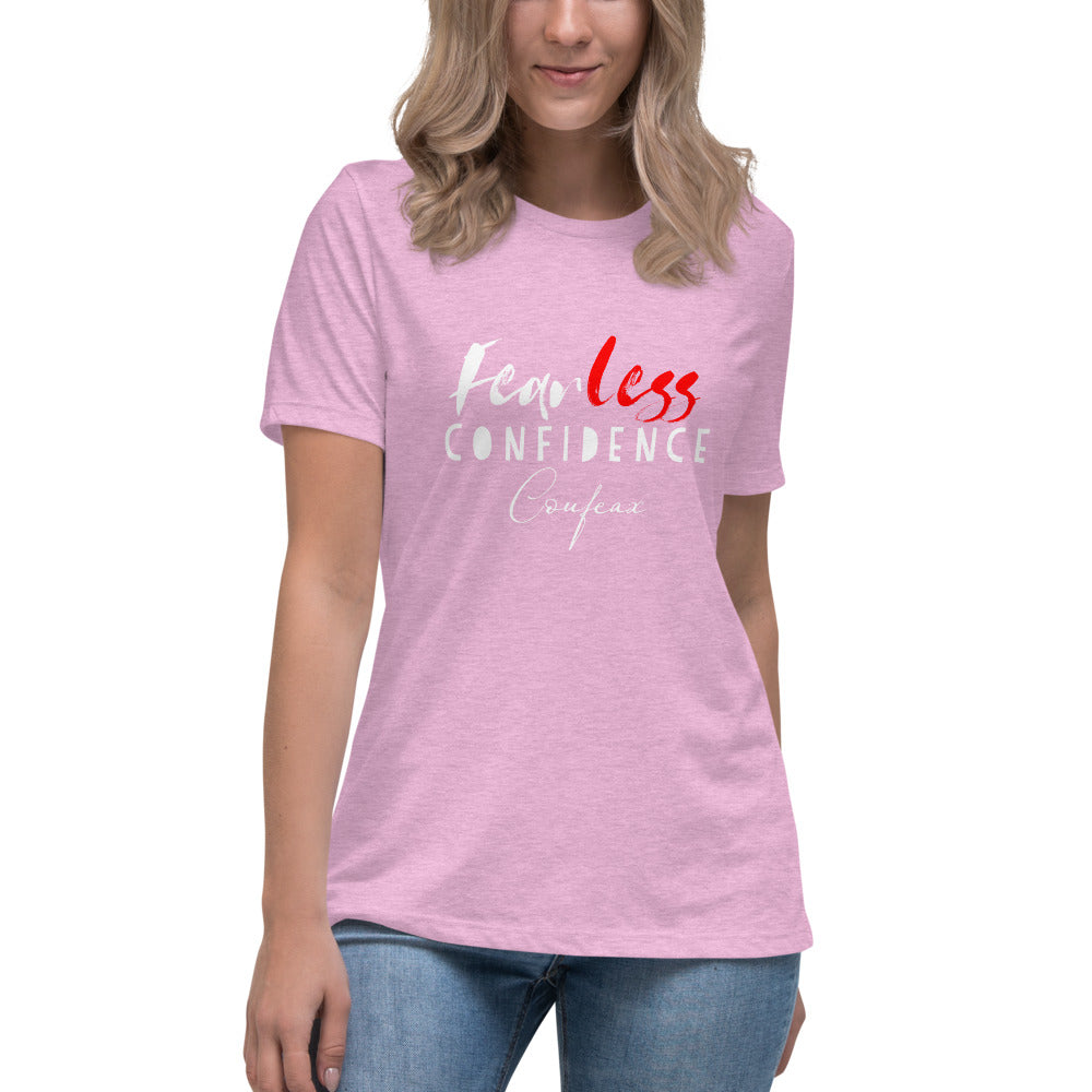 Fearless Women's Relaxed T-Shirt - Fearless Confidence Coufeax™