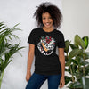 Pom Pom Red Bottoms & Roses T-Shirt - Fearless Confidence Coufeax™