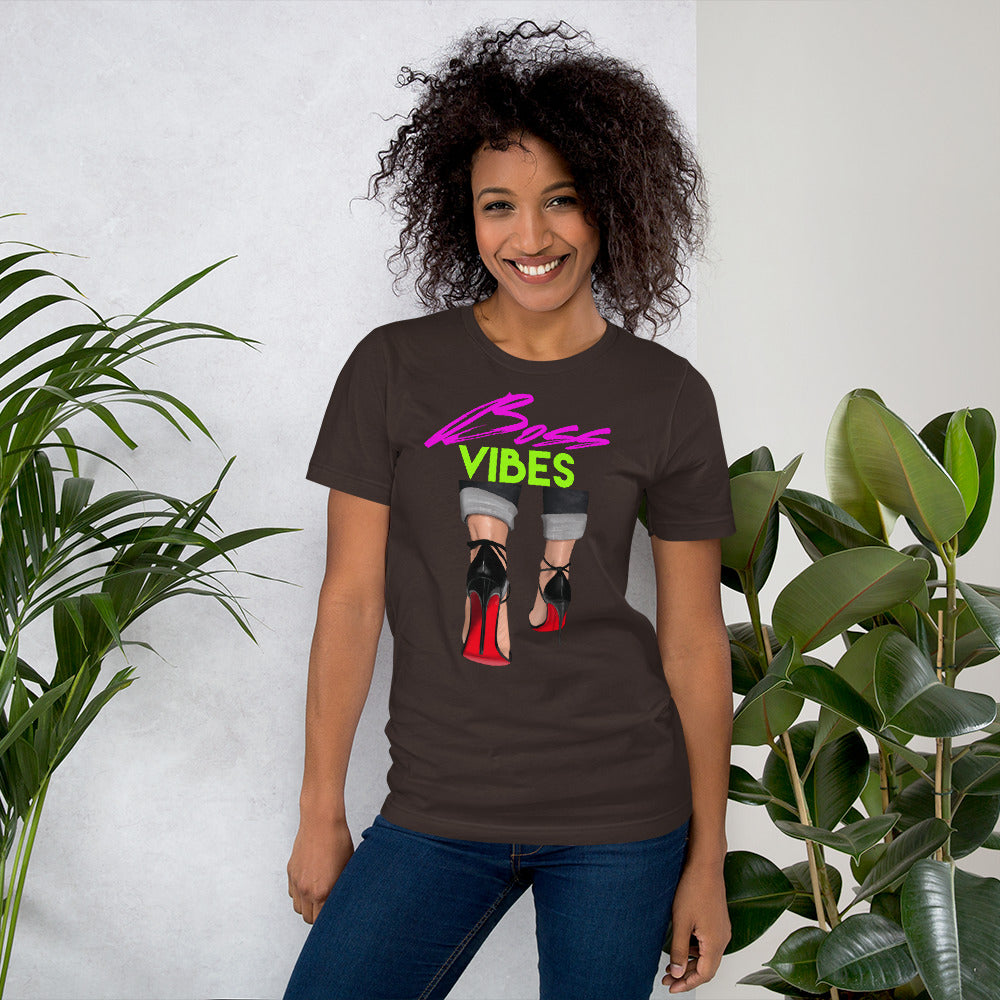 BOSS VIBES Short-Sleeve T-Shirt - Fearless Confidence Coufeax™