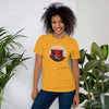 Bows & Red Bottoms Heels Sunset T-Shirt - Fearless Confidence Coufeax™