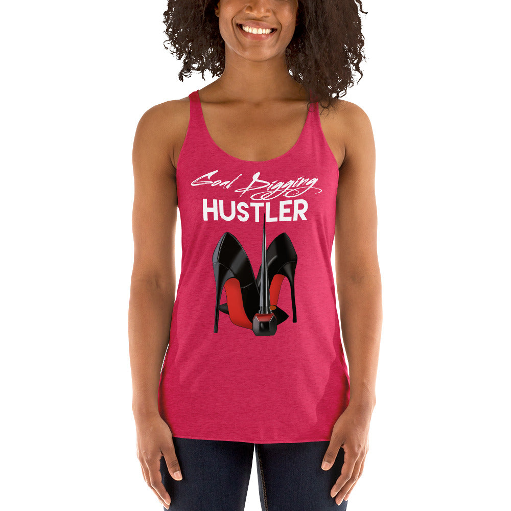 Goal Digging Hustler Women's Racerback Tank - Fearless Confidence Coufeax™