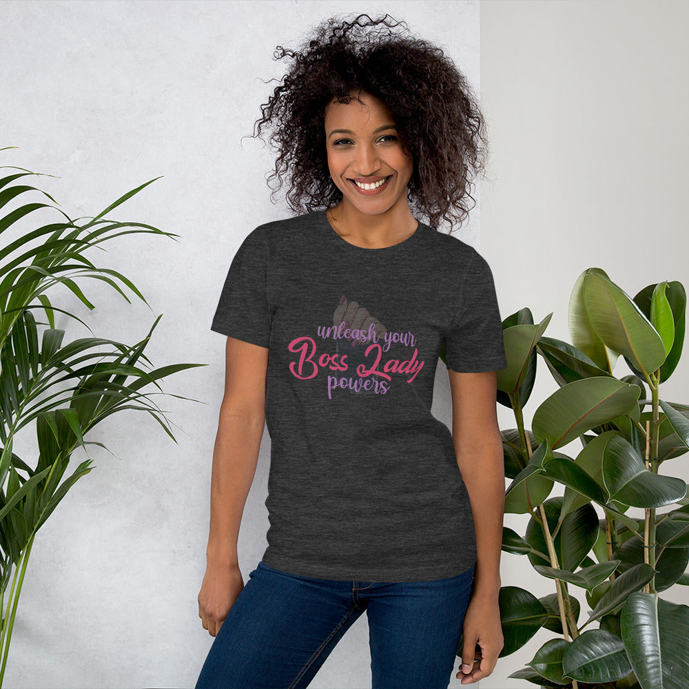 Unleash Your Boss Lady Powers T-Shirt - Fearless Confidence Coufeax™