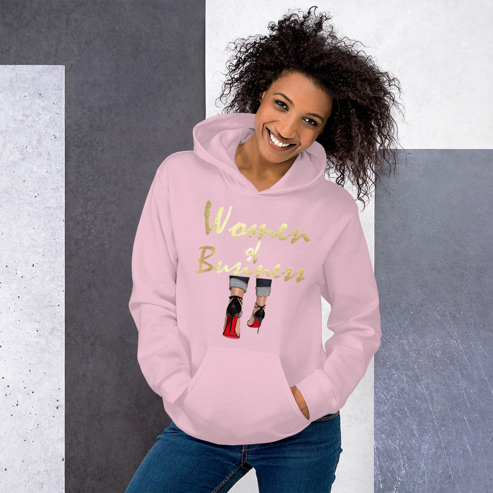 WOMAN IN BUSINESS Hoodie - Fearless Confidence Coufeax™