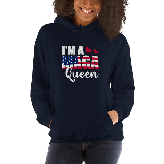 I'M A MAGA QUEEN  TRUMPSTER Hoodie - Fearless Confidence Coufeax™