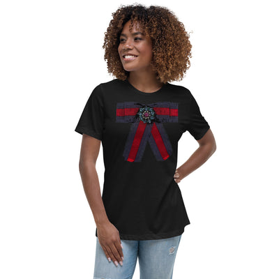 Women's Bow Relaxed T-Shirt - Fearless Confidence Coufeax™