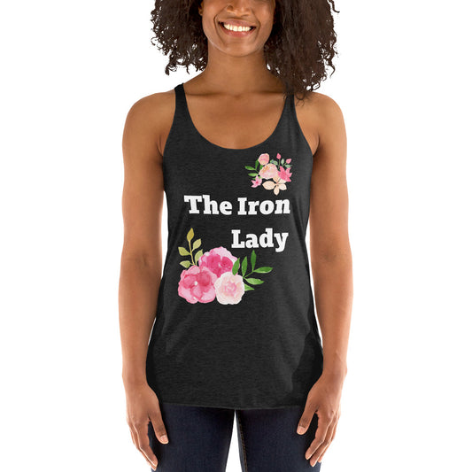 The Iron Lady Women's Racerback Tank - Fearless Confidence Coufeax™