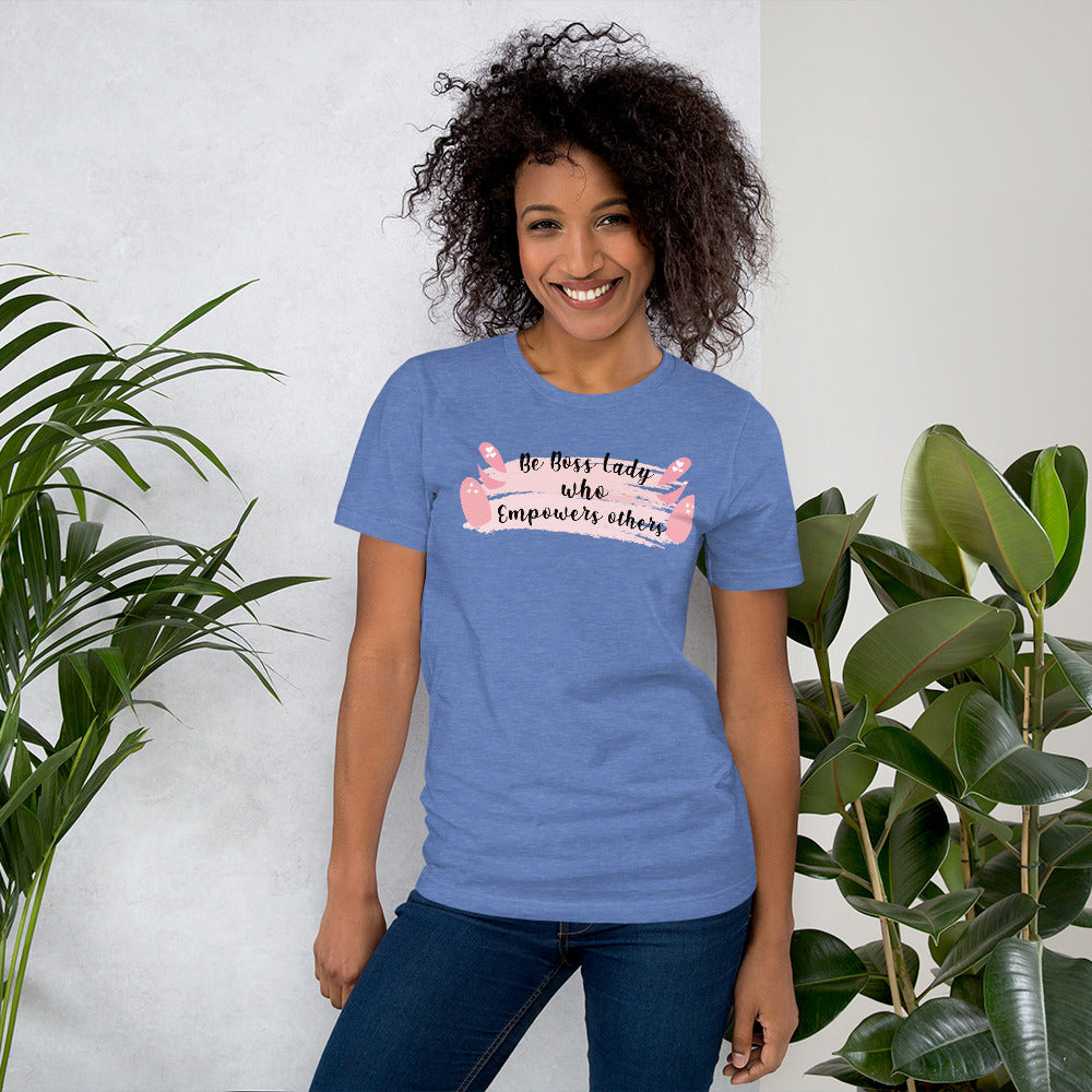 Be Boss Lady Who Inspires Others T-Shirt - Fearless Confidence Coufeax™