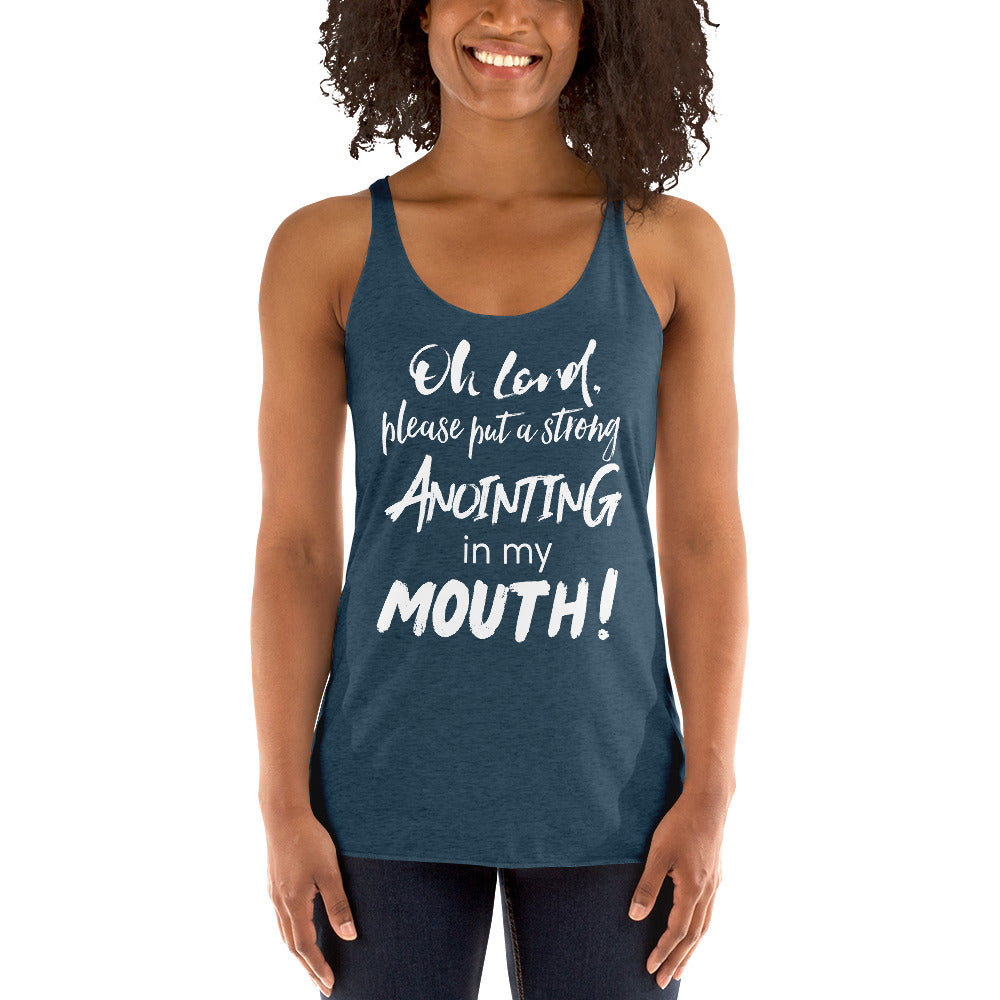 Anointing Prayer Women's Racerback Tank - Fearless Confidence Coufeax™