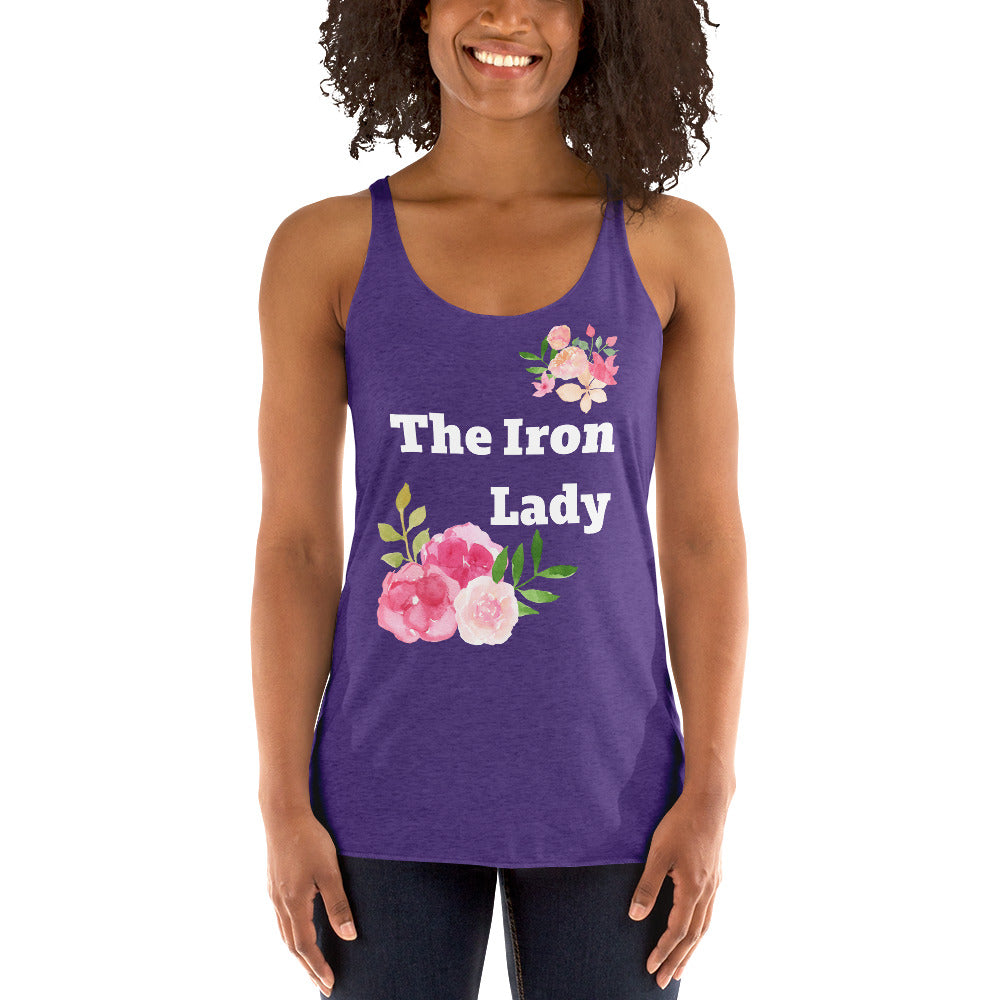 The Iron Lady Women's Racerback Tank - Fearless Confidence Coufeax™