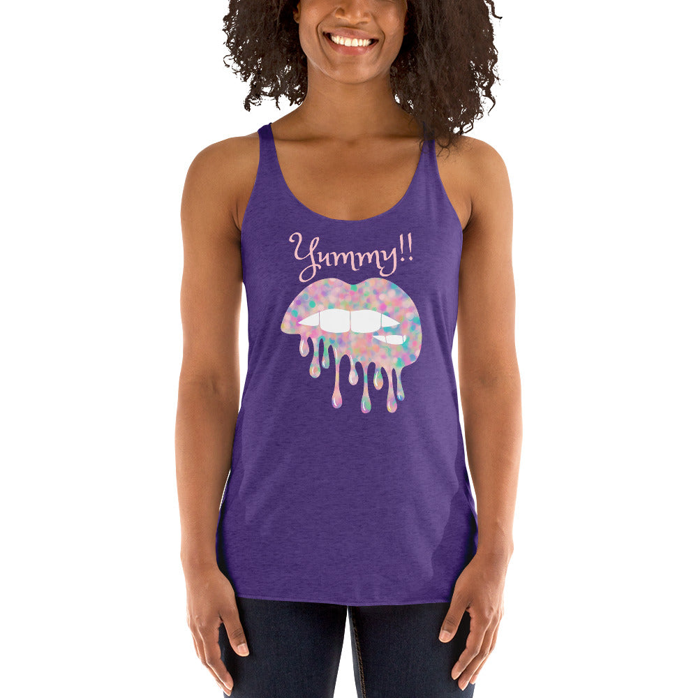 Yummy Women's Racerback Tank - Fearless Confidence Coufeax™