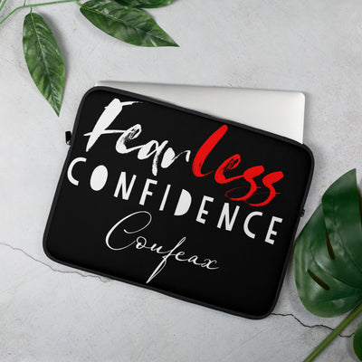 Fearless Confidence  Coufeax Laptop Sleeve - Fearless Confidence Coufeax™