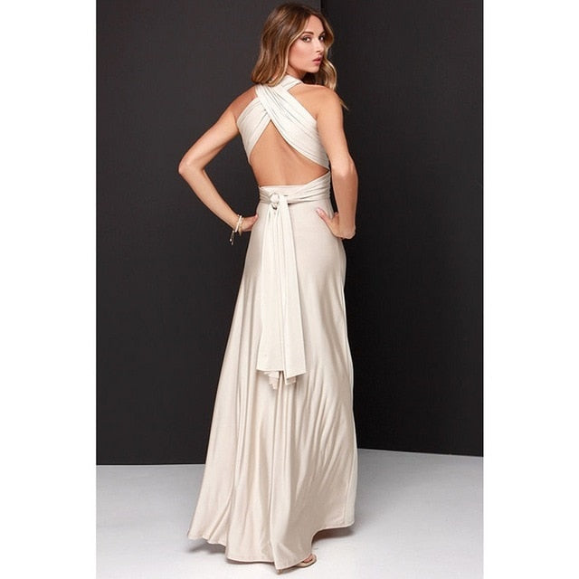 Multiway Wrap Convertible Boho Maxi - Fearless Confidence Coufeax™