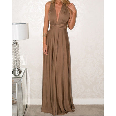 Multiway Wrap Convertible Boho Maxi - Fearless Confidence Coufeax™