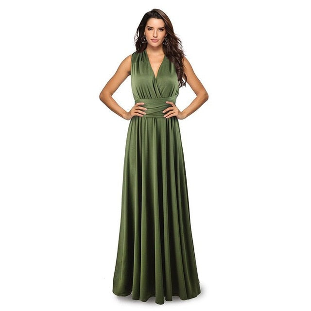 Multiway Wrap Convertible Boho Maxi - Fearless Confidence Coufeax™