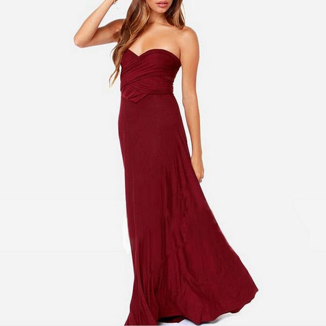 Multiway Wrap Convertible Boho Maxi - Fearless Confidence Coufeax™