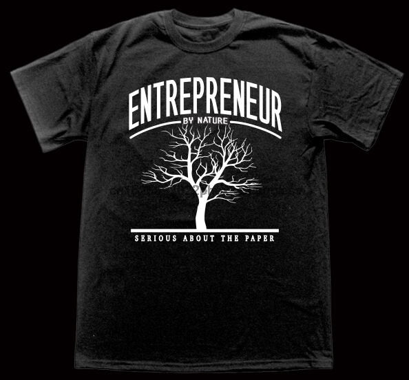 Entrepreneur by Nature Hustle T-Shirt - Fearless Confidence Coufeax™