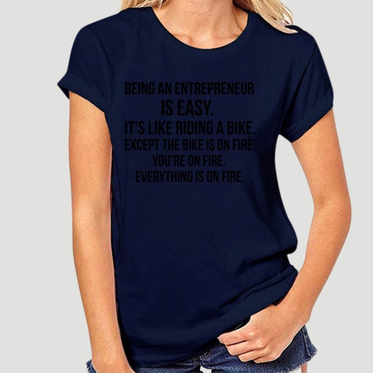 Being An Entrepreneur T-Shirt - Fearless Confidence Coufeax™