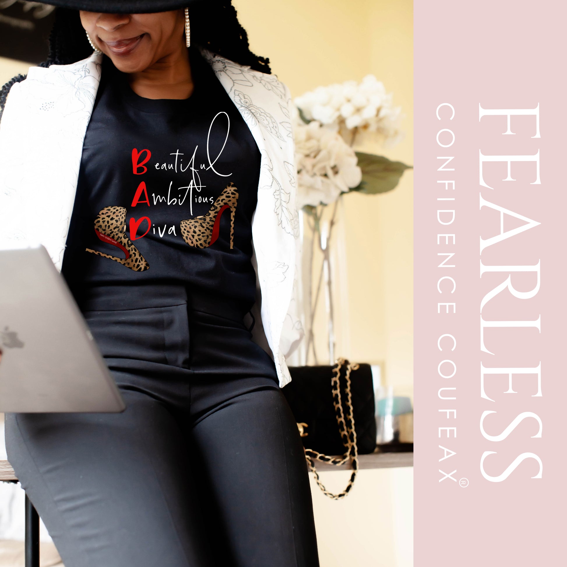 BEAUTIFUL AMBITIOUS  DIVA T-Shirt - Fearless Confidence Coufeax™