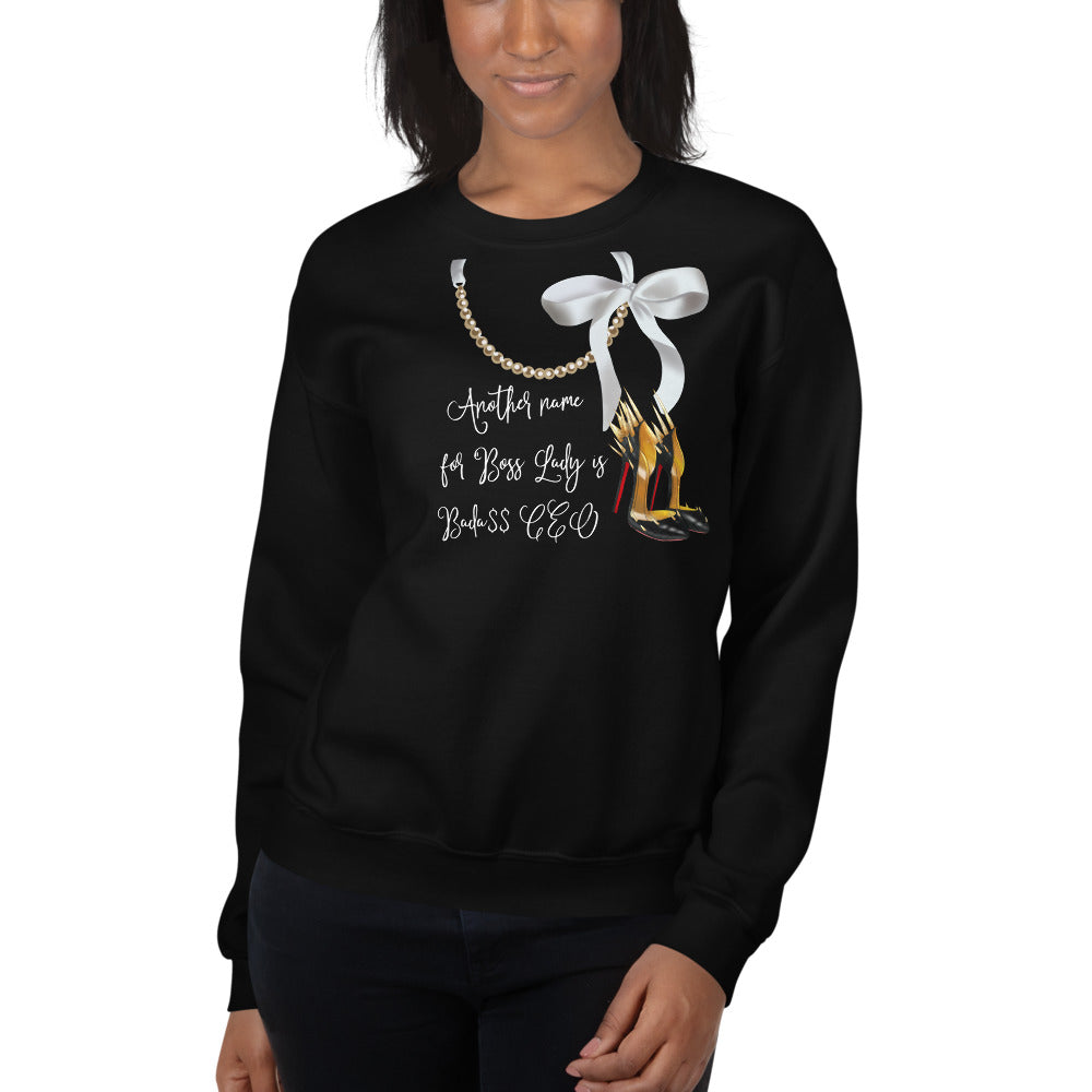 Pearl Necklace Sweatshirt - Fearless Confidence Coufeax™