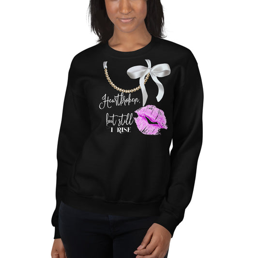 Pearl Necklace Sweatshirt - Fearless Confidence Coufeax™