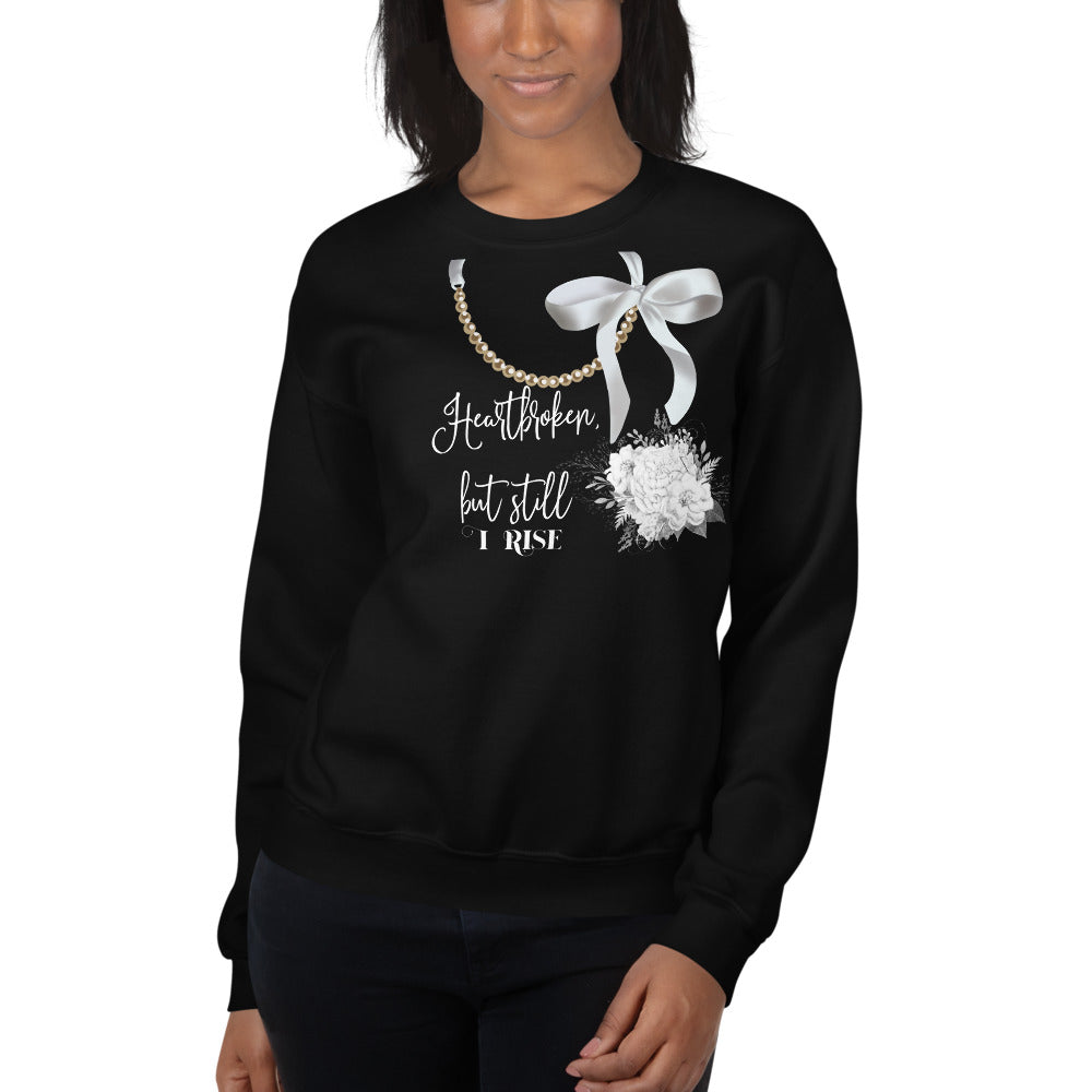 Pearl Necklace  Sweatshirt - Fearless Confidence Coufeax™