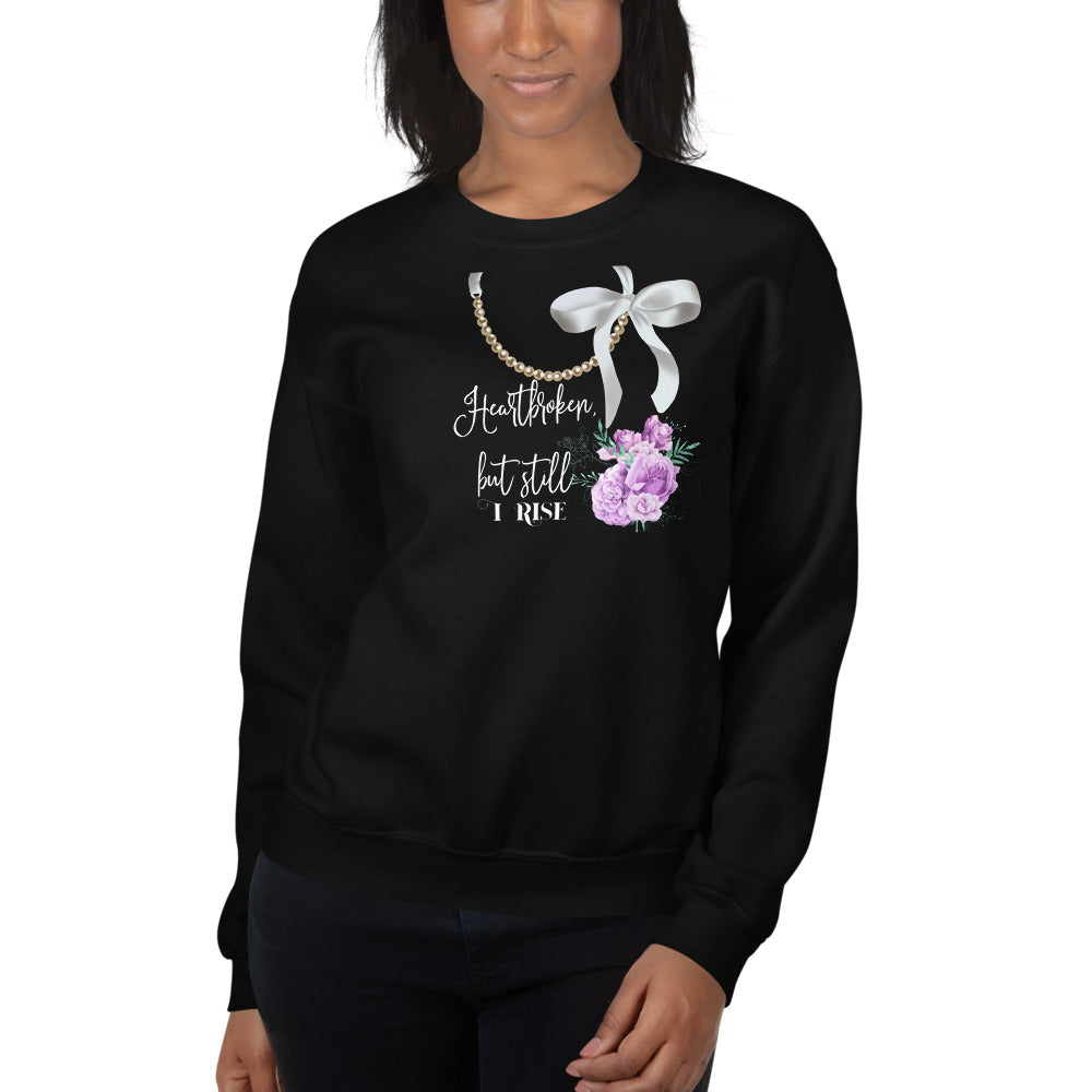 Pearl Necklace Sweatshirt - Fearless Confidence Coufeax™