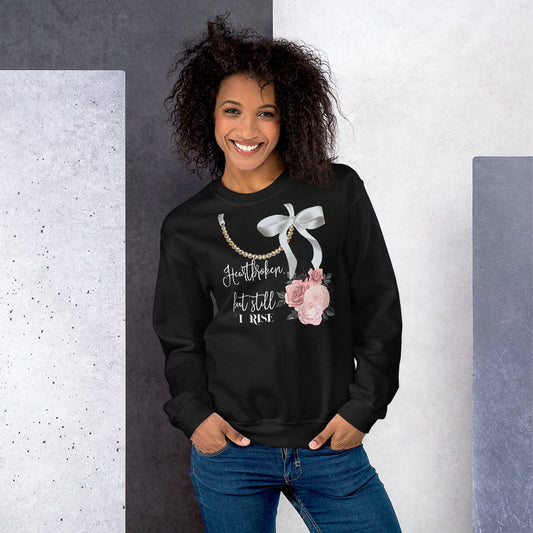 Pearl Necklace Sweatshirt - Fearless Confidence Coufeax™