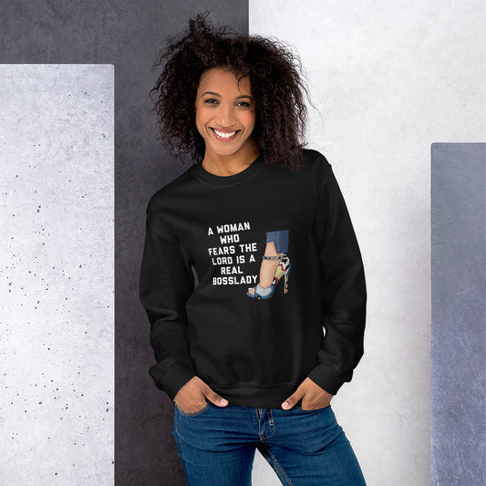 Bosslo Lady Sweatshirt - Fearless Confidence Coufeax™