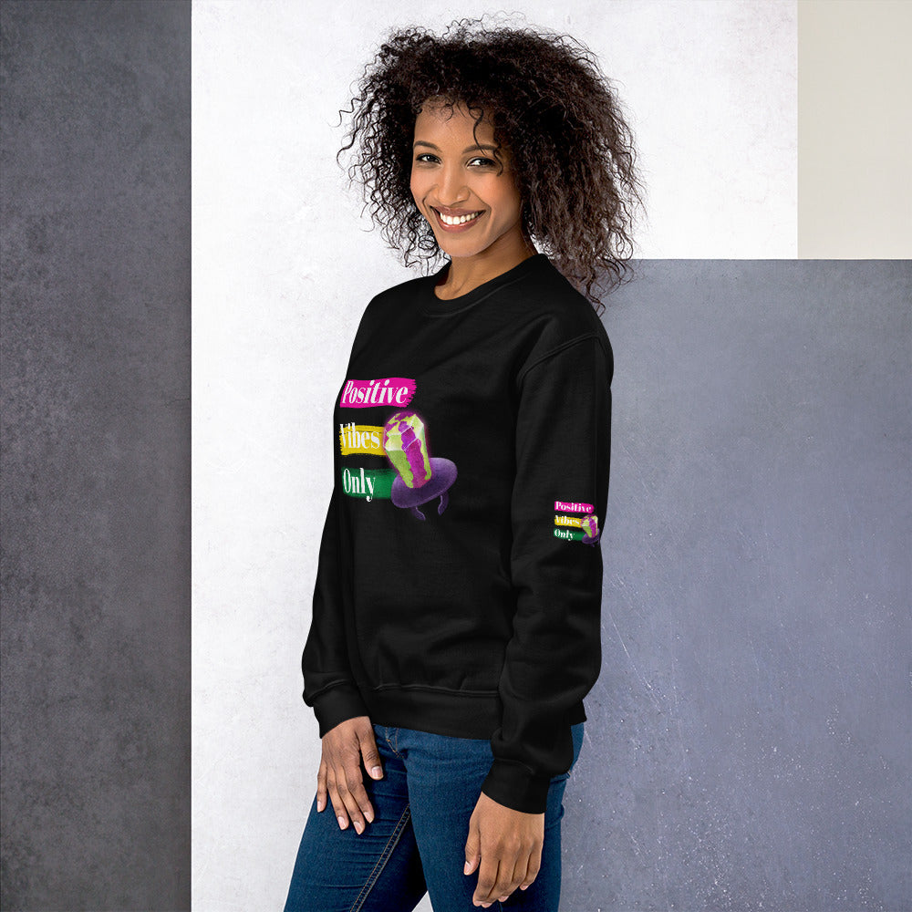 Positive Vibes Only  Ring Pop Sweatshirt - Fearless Confidence Coufeax™