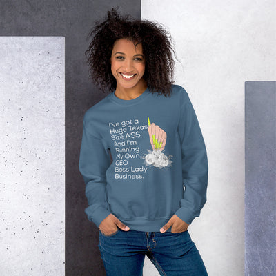 Texas Size A$$ Sweatshirt - Fearless Confidence Coufeax™