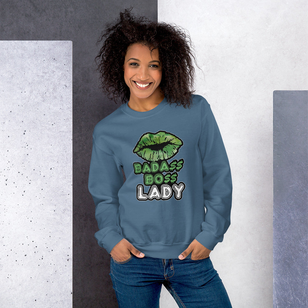 BADA$$ BO$$ LADY Sweatshirt - Fearless Confidence Coufeax™