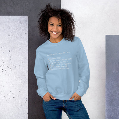 My Business Titles Sweatshirt - Fearless Confidence Coufeax™